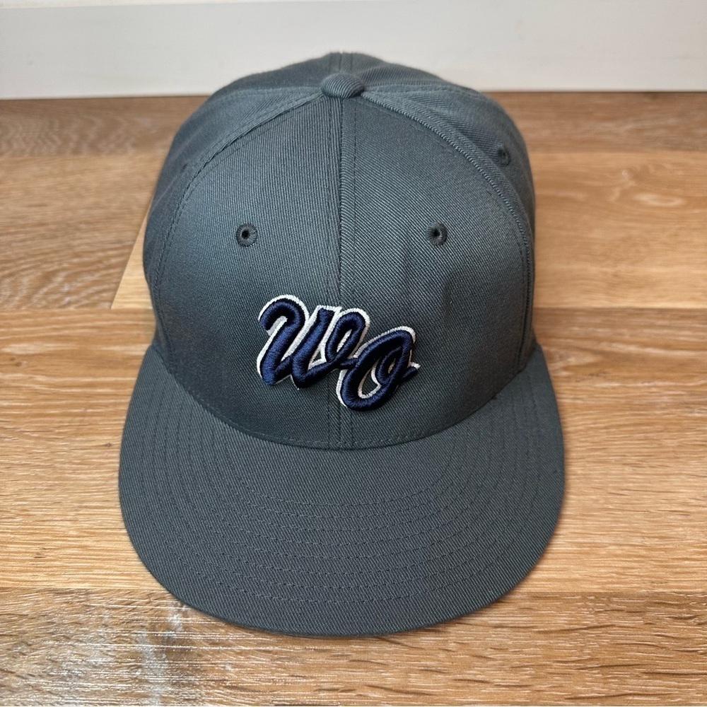 Pacific Headwear WO Gray Flexfit Cap Hat, Size L-XL